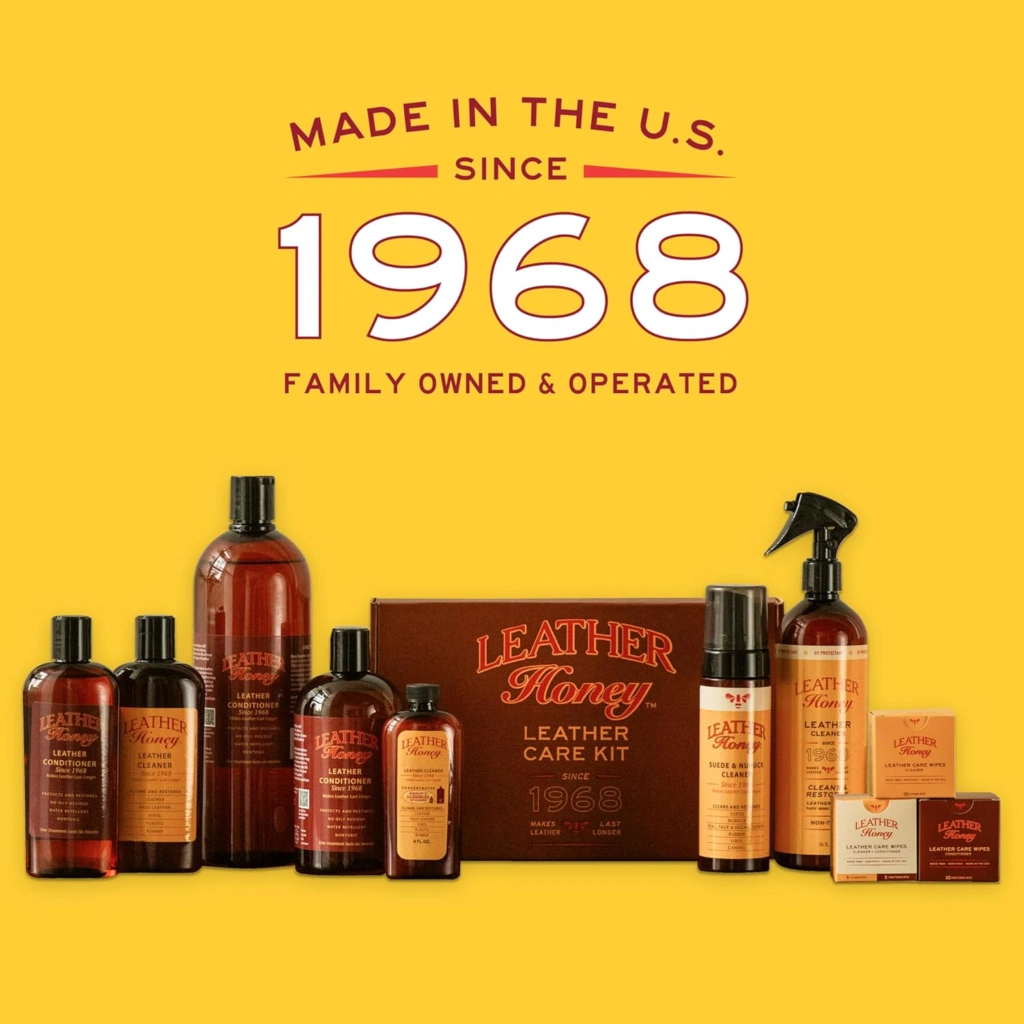 honey complete leather care kit bag cleaner