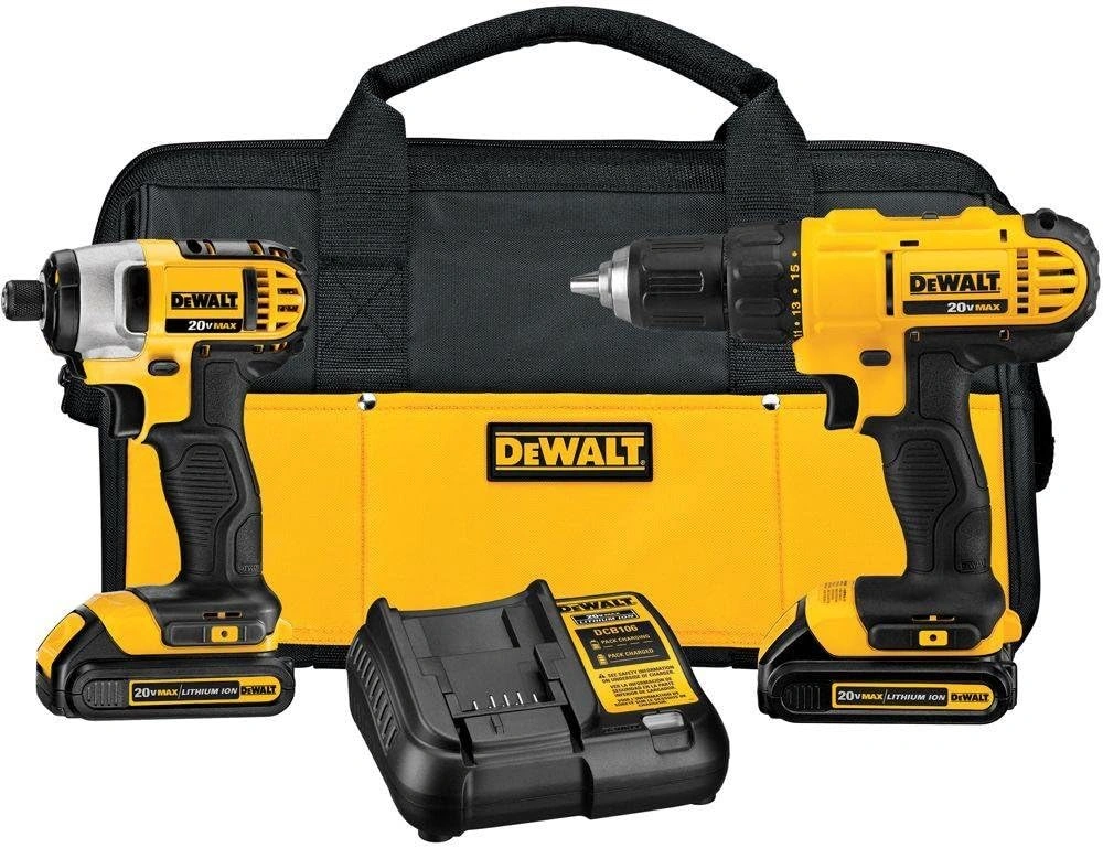 DEWALT 20V MAX Cordless Drill and Impact Driver cordless drill with a long bit
