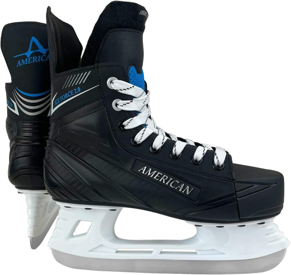 American Ice Force 2.0 Hockey Skate - Size 07 Mens in Black