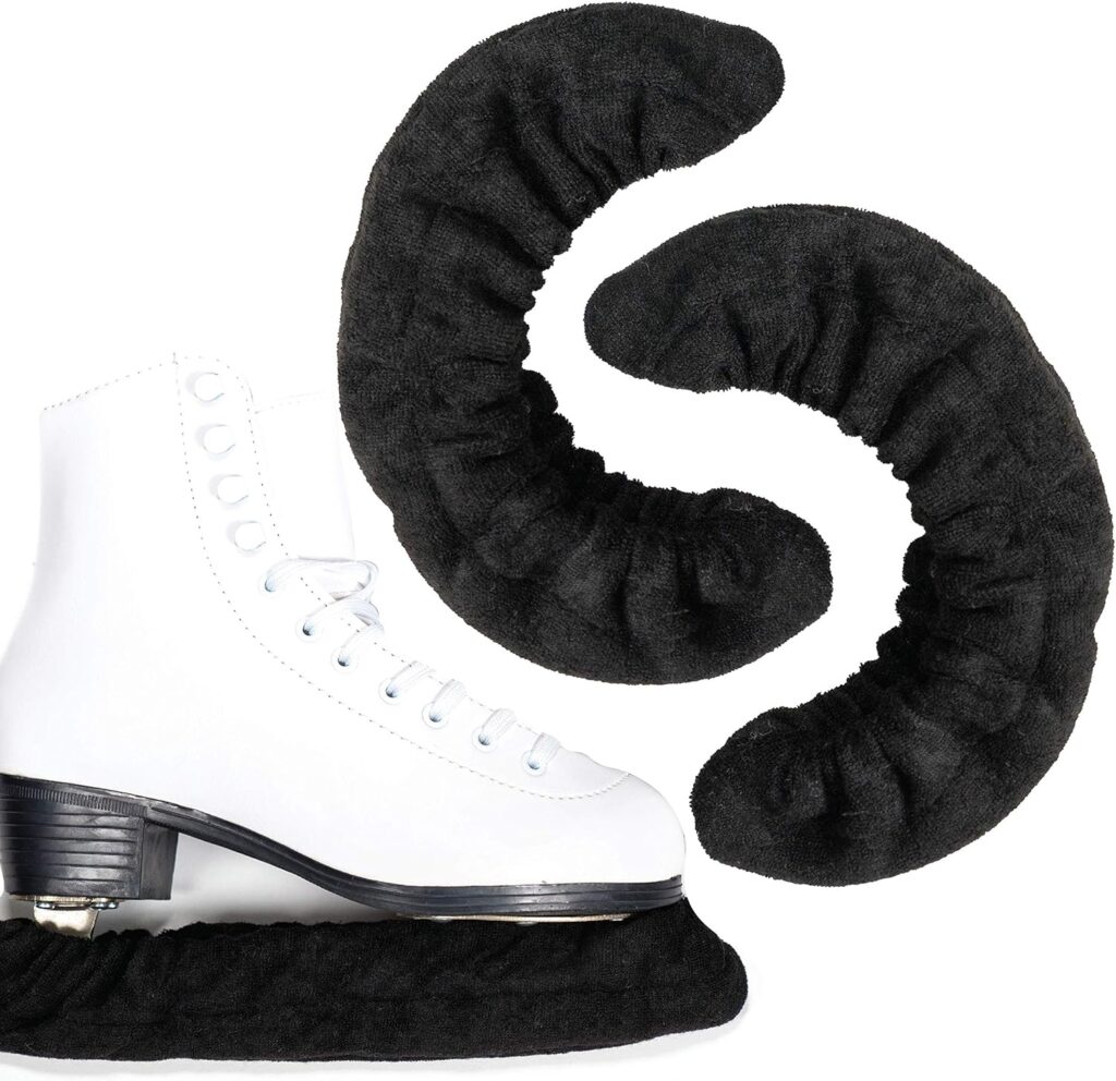 Athletico Ice Skate Blade Covers - Guards for Hockey Skates, Figure Skates, and Ice Skates - in Black