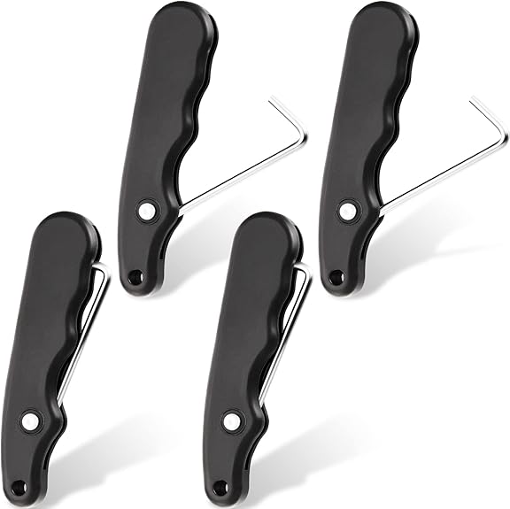 MTLEE Lace Tightener 4 Pieces Folding Shoe Lace Puller