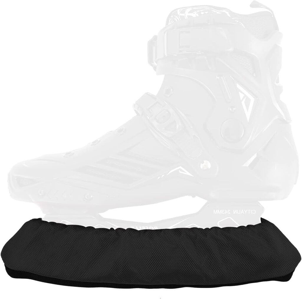 Qchengsan Ice Skate Blade Covers,Skate Guards,Guards for Hockey Skates,Figure Skates and Ice Skates,Skating Soakers