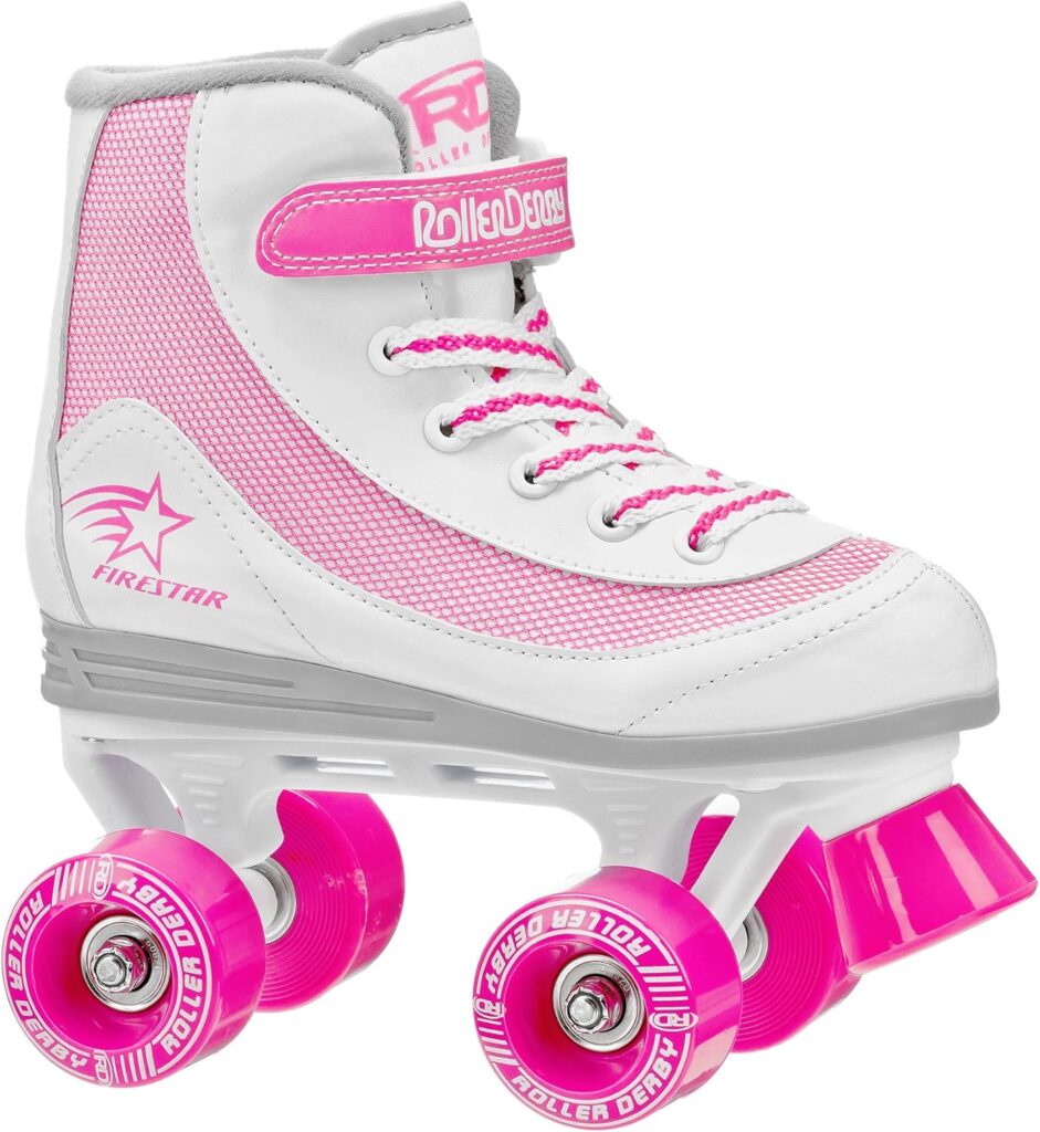 Roller Derby Firestar Youth Skates for Girls, Boys, Beginners, Kids