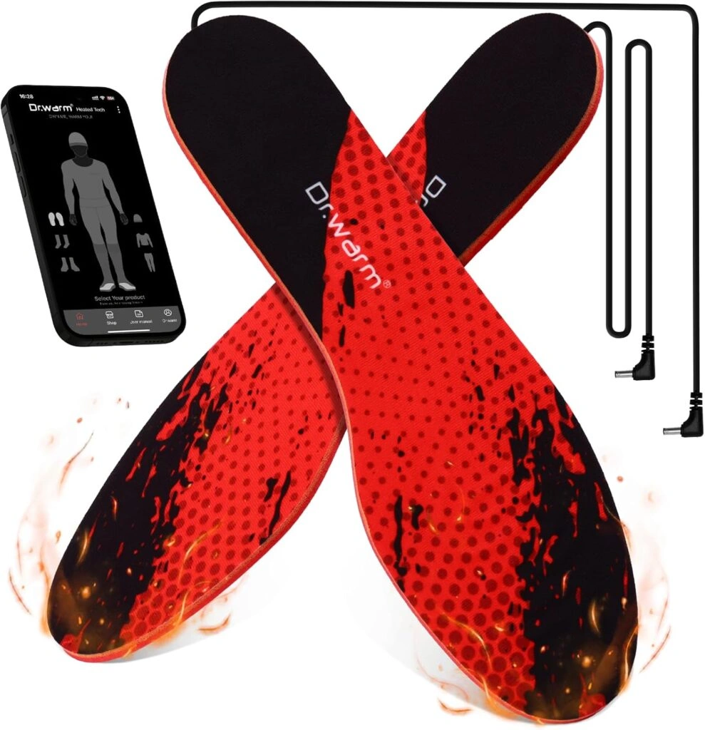 rechargeable heated insoles