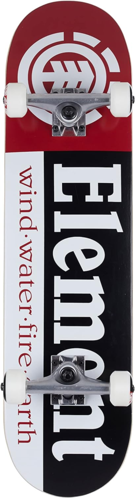 Element Section Skateboard Deck -7.5 - (Bundled with Free 1'' Hardware Set)