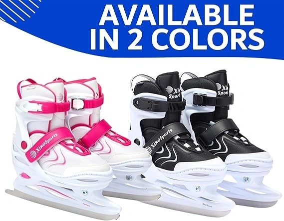 Xino Sports Adjustable Ice Skates – for Girls and Boys adjustable ice skates for both girls and boys