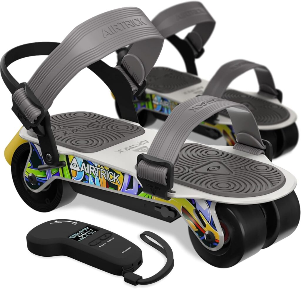 AIRTRICK Electric Skates A1 (PRO), Portable Electric Skates Shoes with Remote, 17 Mph Top Speed & 11 Miles Range, Dual Braking Systems