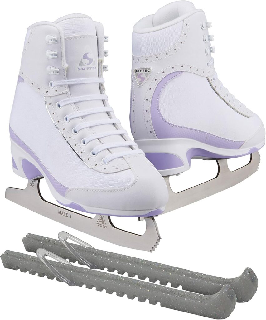 Jackson Ultima Softec Vista Women's/Girls Figure Skates Bundle with Guardog Skate Guards