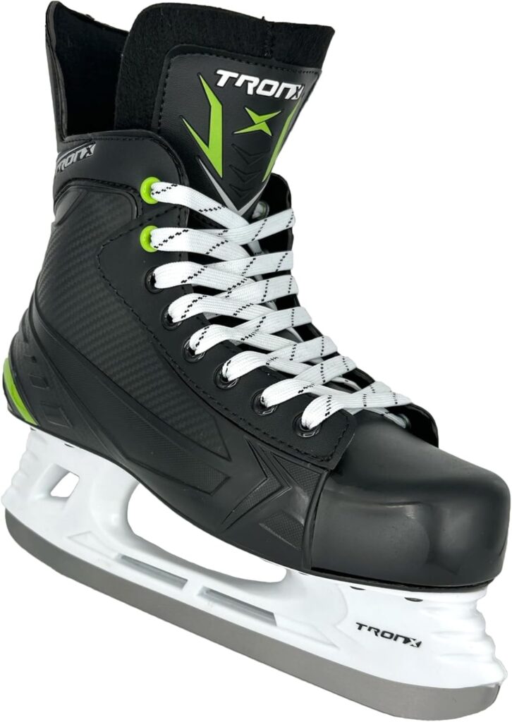 TronX Stryker 3.0 Senior Adult Men Women Junior Kids Ice Hockey Skates, New Model