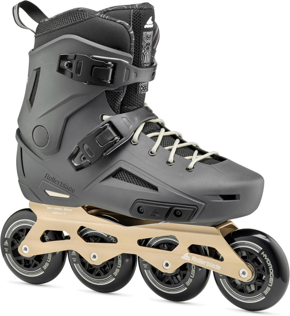 Rollerblade Lightning 90 Men's Urban Inline Skate - in Anthracite and Taupe