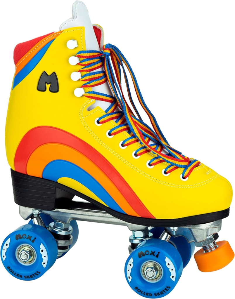 Moxi Rainbow Rider Roller Skates - Fun and Fashionable Womens Roller Skates - in Sunshine Yellow