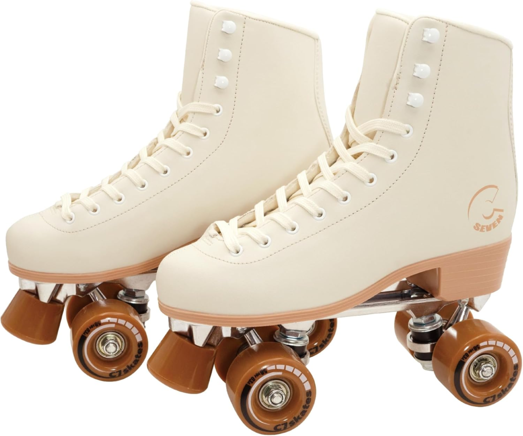 C SEVEN C7skates Cute Roller Skates for Girls and Adults - in Vanilla Ice Cream