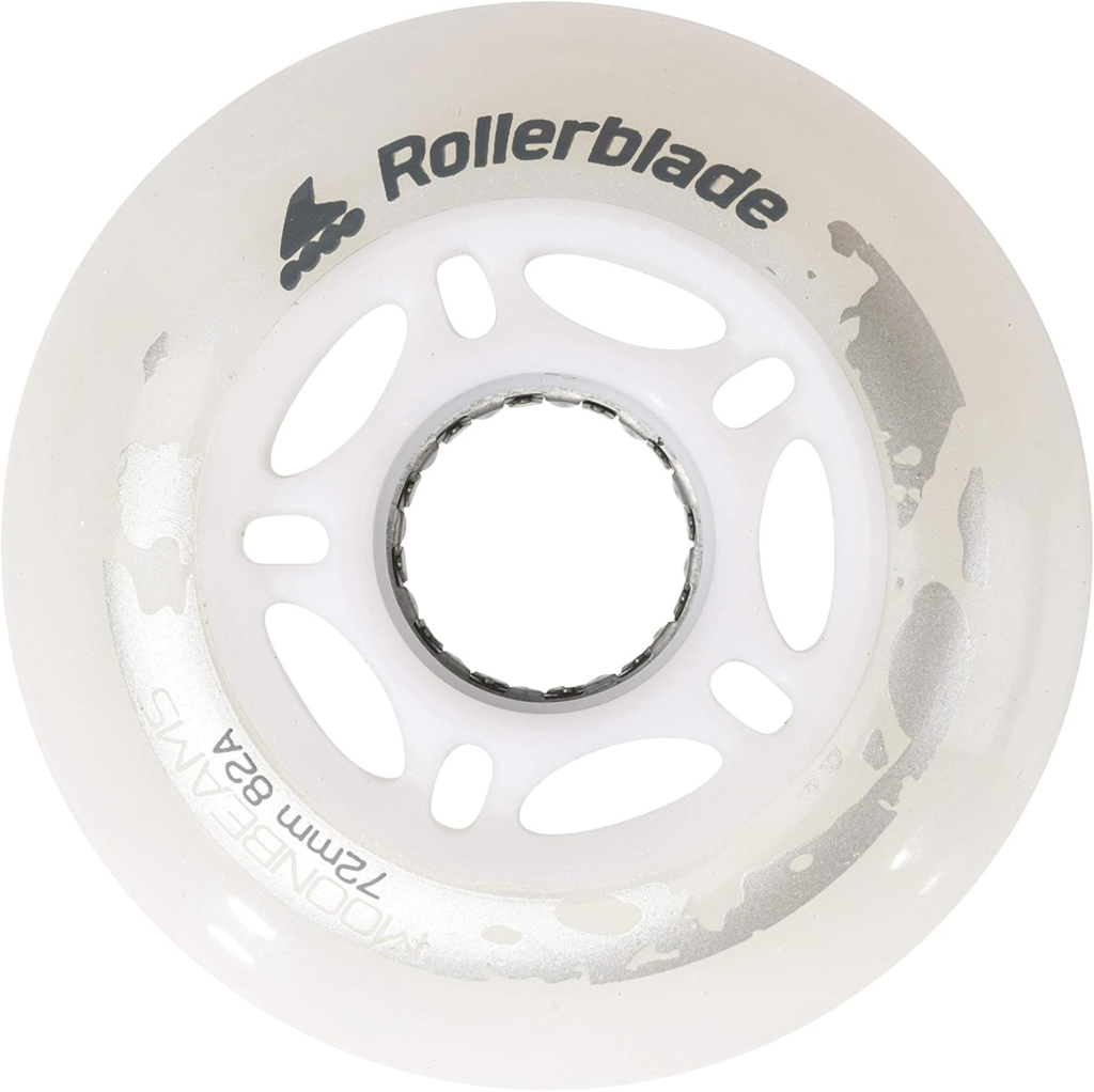 Rollerblade Moonbeam 72mm Wheels, 4 Pack