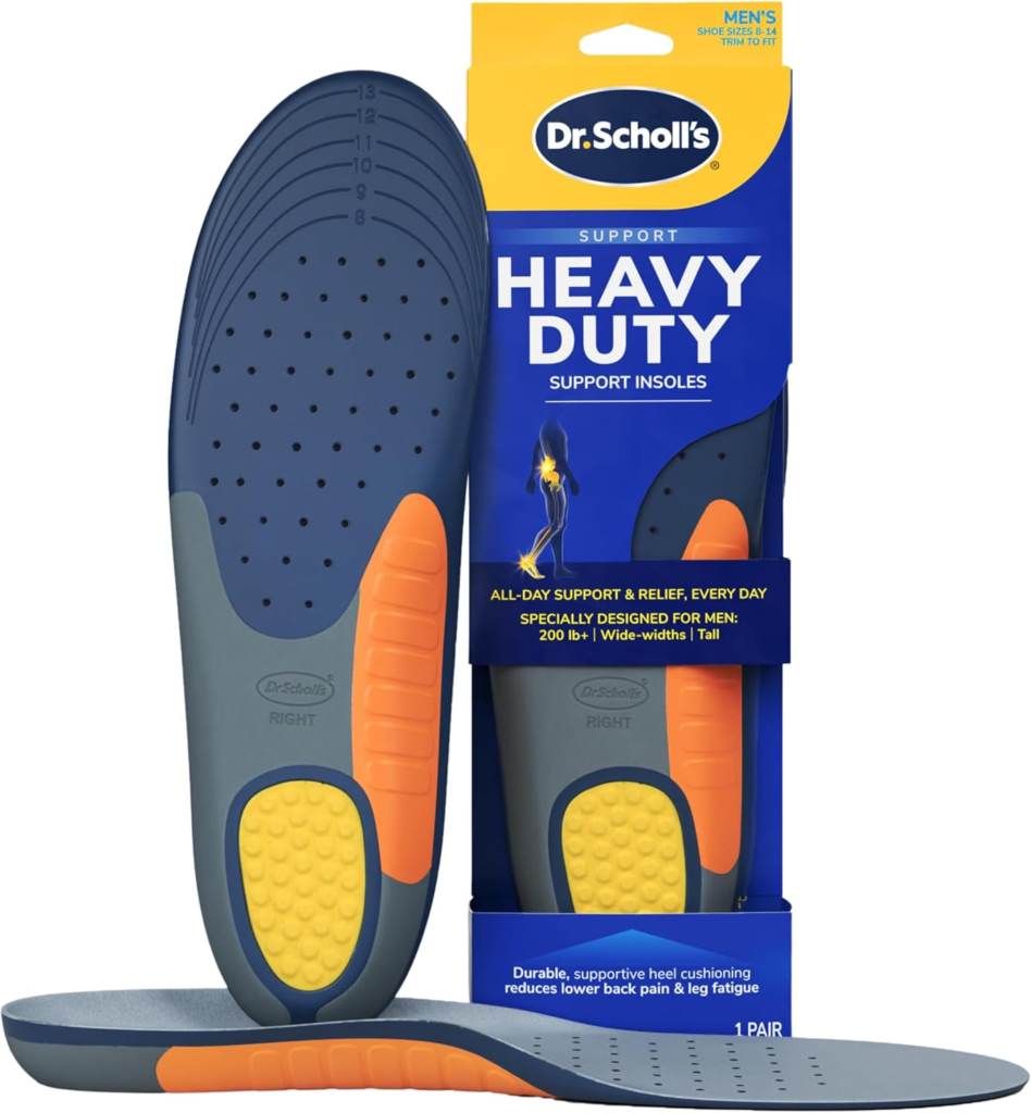 Dr. Scholl's Heavy Duty Support Insole Orthotics, Big & Tall