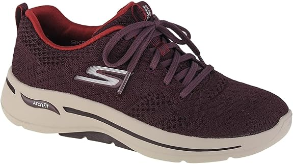 Skechers Women's Go Walk Arch Fit Unify Sneaker - in Burgundy