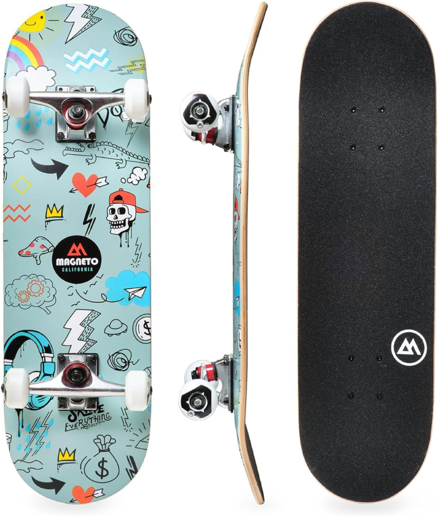 Magneto Complete Cruiser Starter Skateboard - Maple Wood - in Mashup