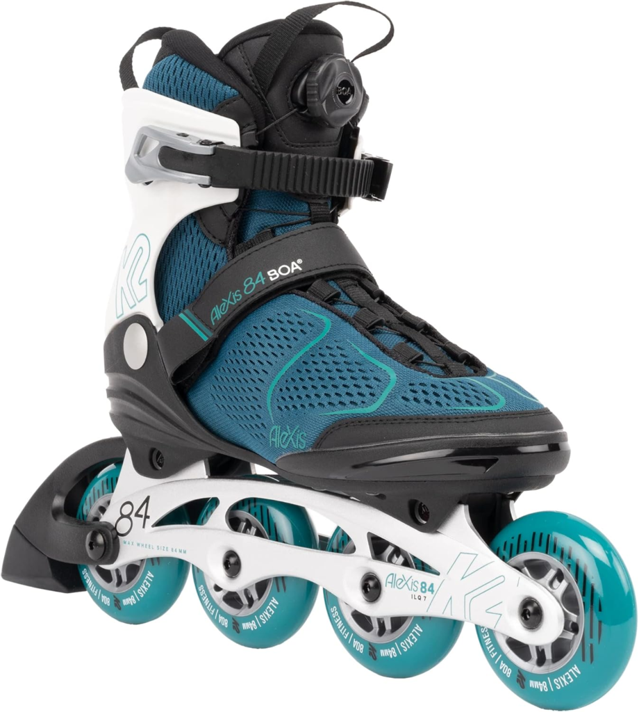 K2 Alexis 84 Boa Teal Womens Inline Skates - in Teal